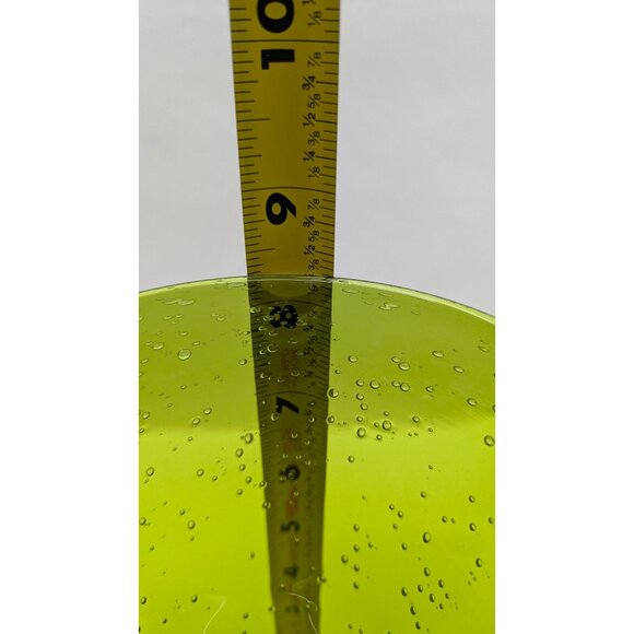 Artland Green Bubble Glass Wine Water Goblet Clear Sturdy Base - Picture 13 of 14